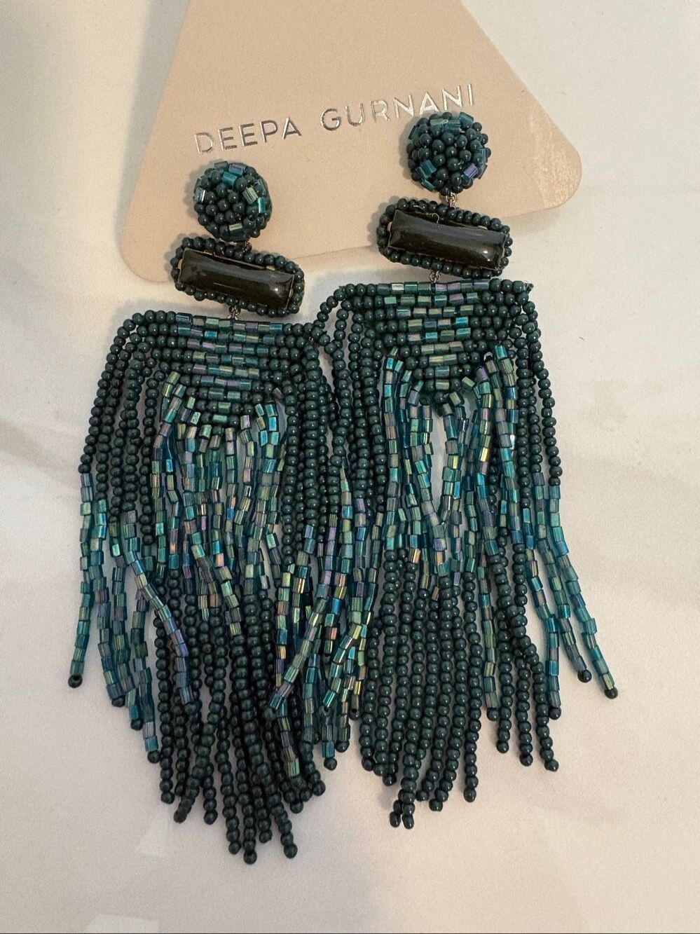 NWT Anthropologie Deepa Gurnani Jody Drop Earrings - Picture 4 of 5